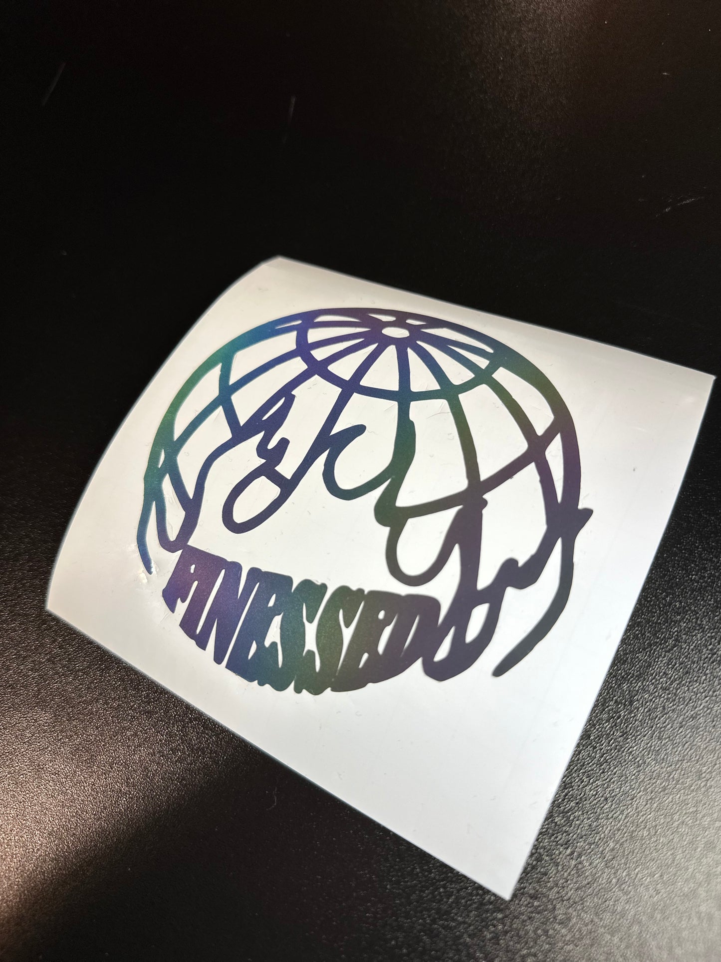 Burning Globe Decal