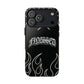 Flaming Finessed Phone Case (Black)