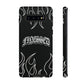 Flaming Finessed Phone Case (Black)