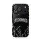 Flaming Finessed Phone Case (Black)