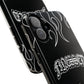 Flaming Finessed Phone Case (Black)