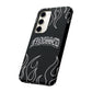 Flaming Finessed Phone Case (Black)