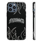 Flaming Finessed Phone Case (Black)