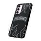 Flaming Finessed Phone Case (Black)