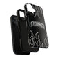 Flaming Finessed Phone Case (Black)