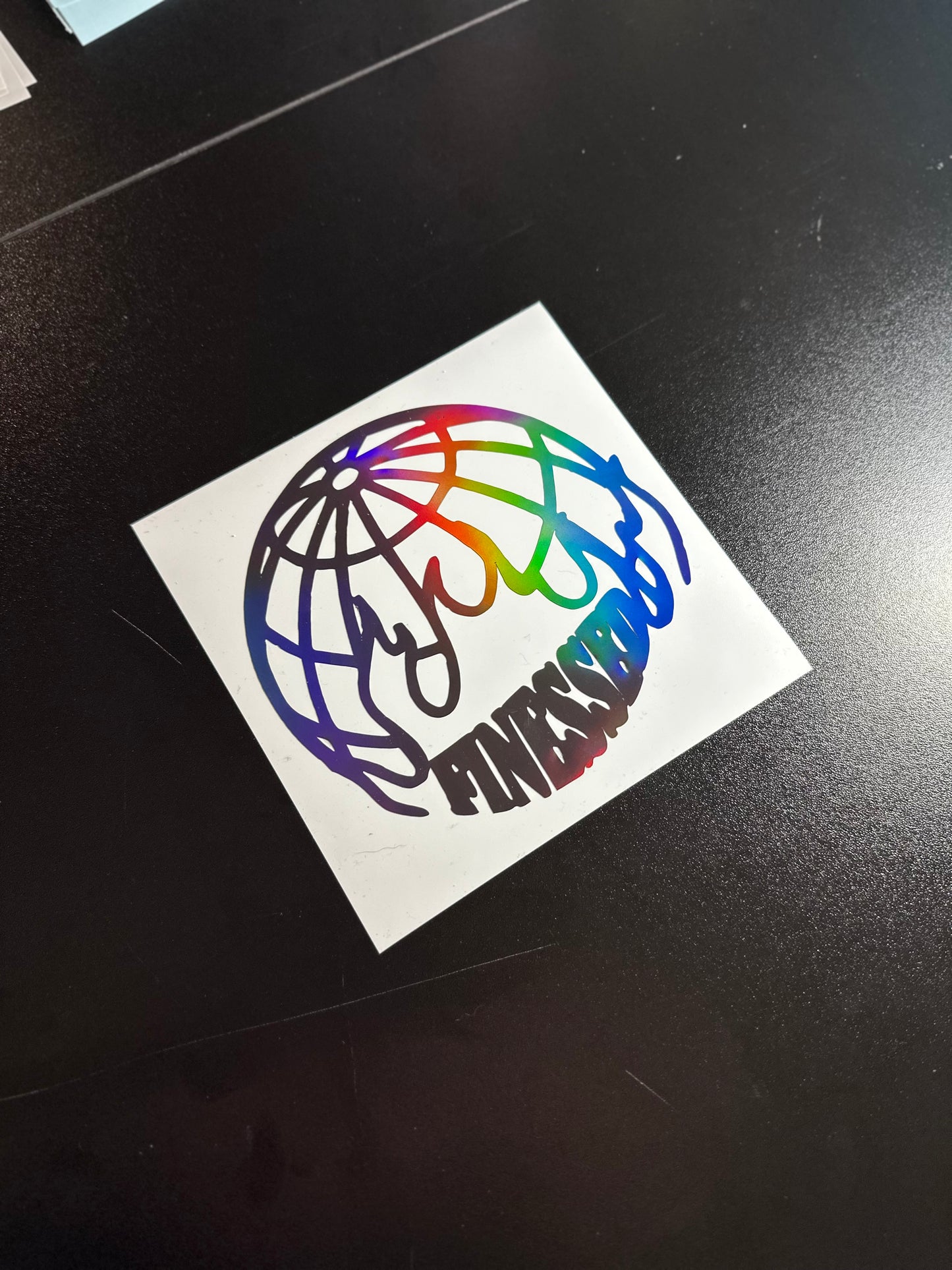 Burning Globe Decal
