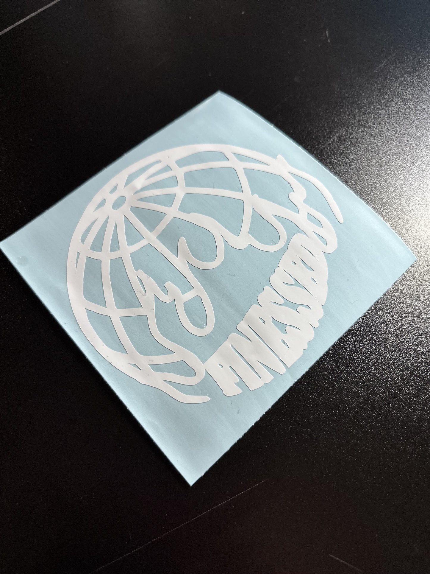 Burning Globe Decal