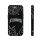Flaming Finessed Phone Case (Black)