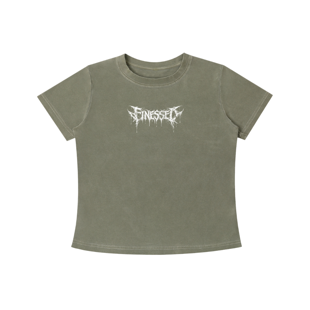 Women's Tribal Reaper Vintage Wash Slim Fit T-shirt