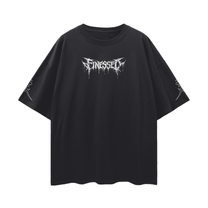 Drop Shoulder Tribal Reaper Shirt