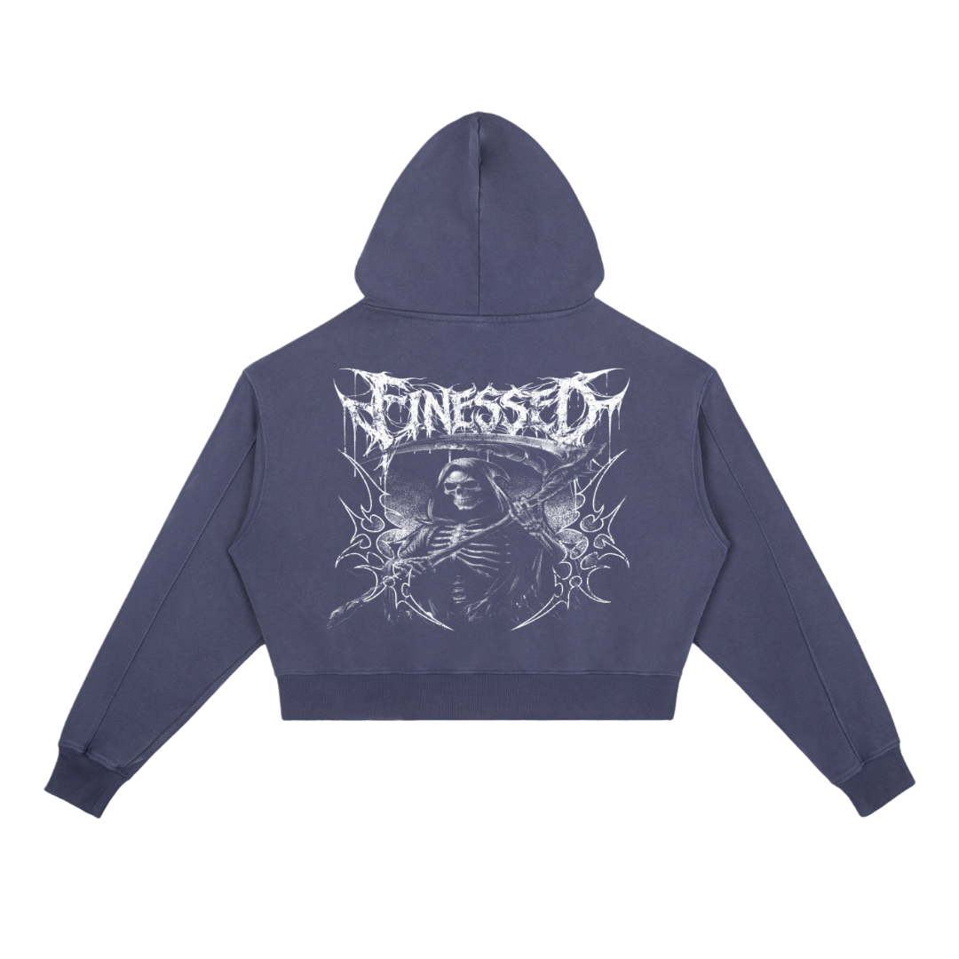 Women's Vintage Washed Heavyweight Tribal Hoodie