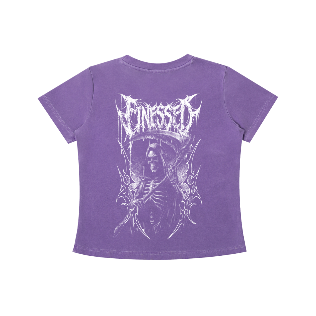 Women's Tribal Reaper Vintage Wash Slim Fit T-shirt