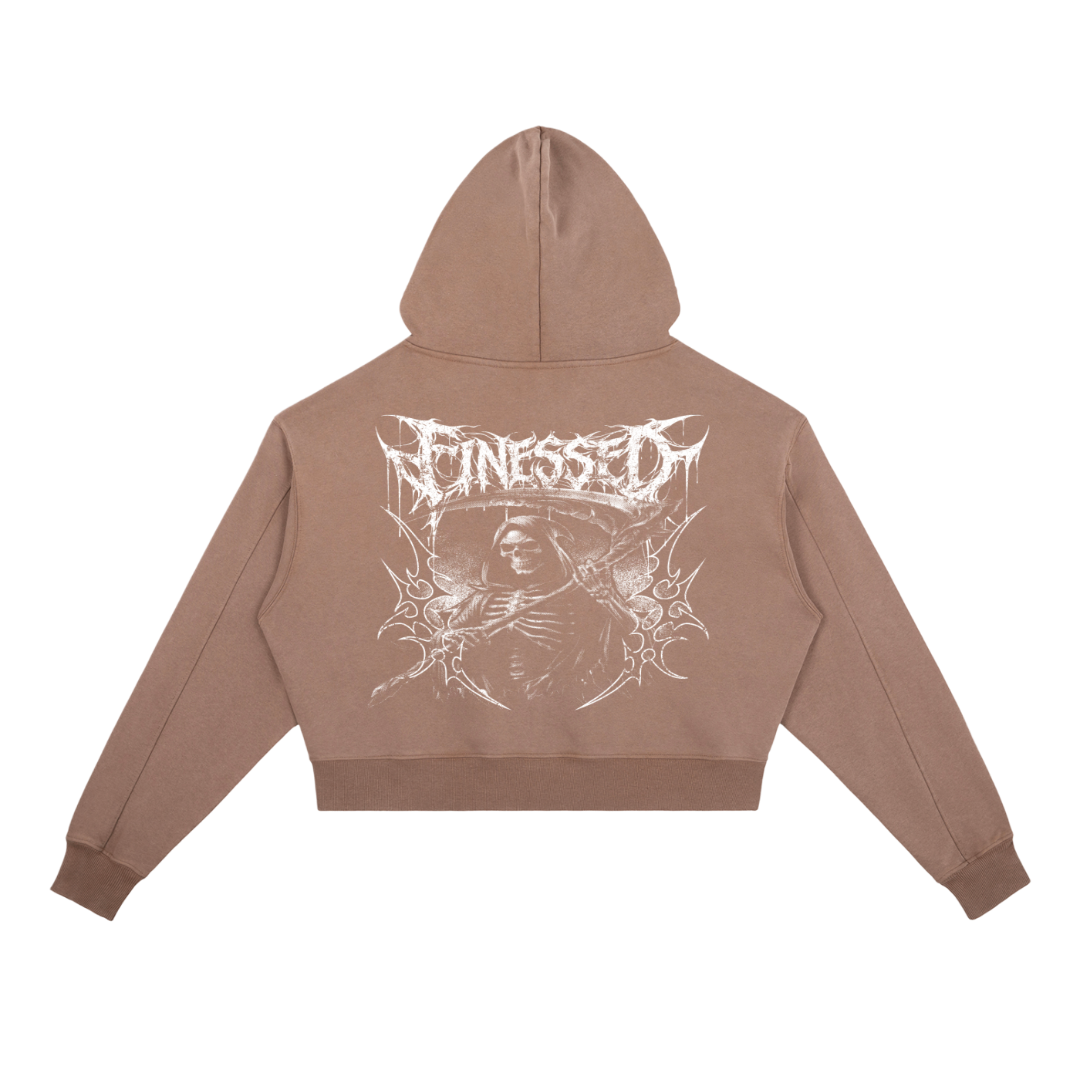 Women's Vintage Washed Heavyweight Tribal Hoodie