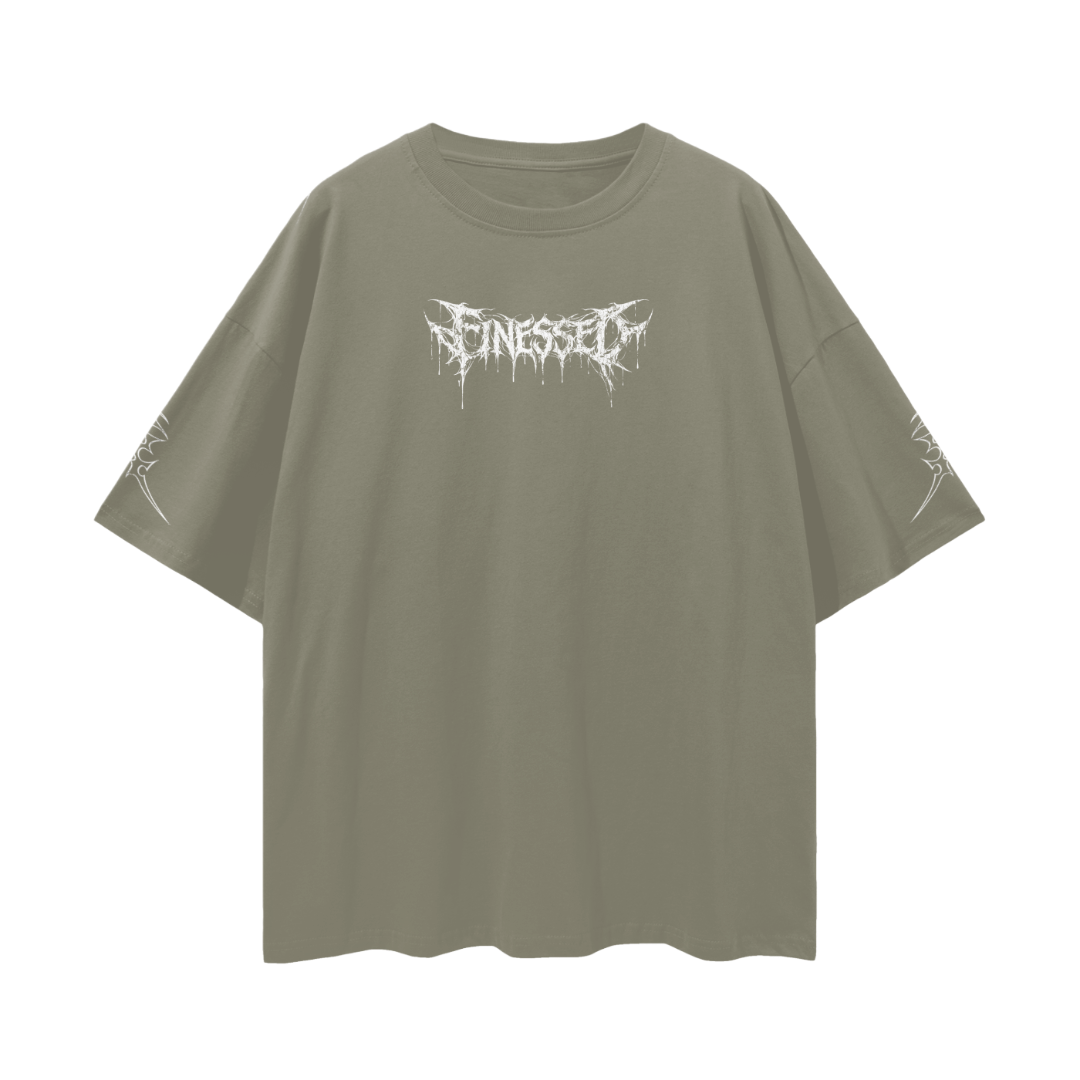 Drop Shoulder Tribal Reaper Shirt
