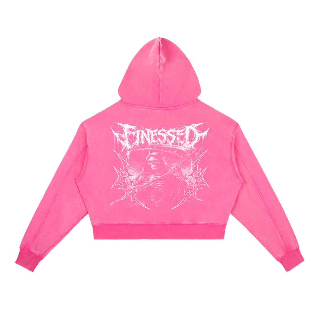 Women's Vintage Washed Heavyweight Tribal Hoodie