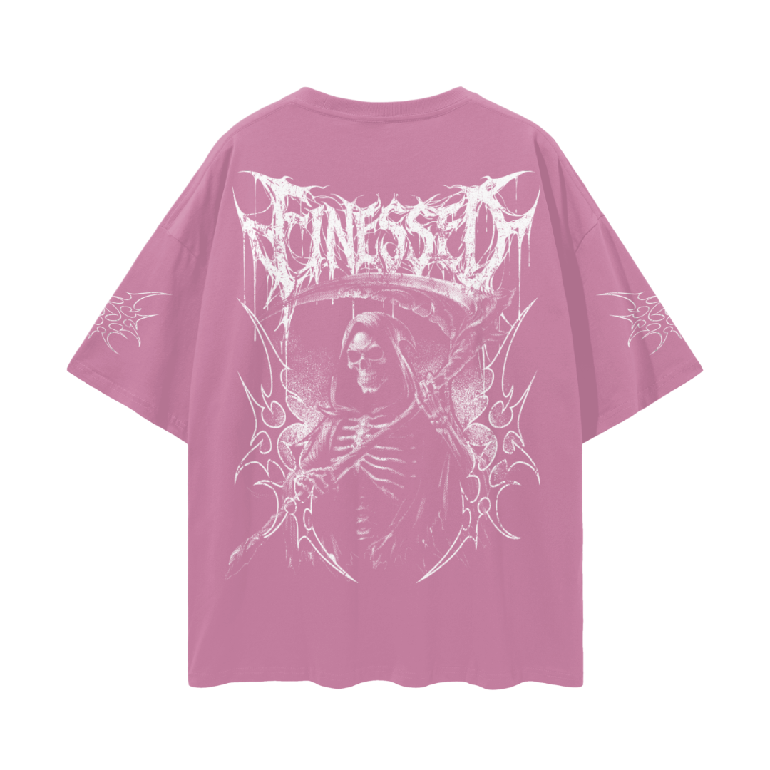 Drop Shoulder Tribal Reaper Shirt