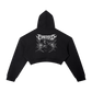 Women's Essential Cropped Tribal Reaper Hoodie