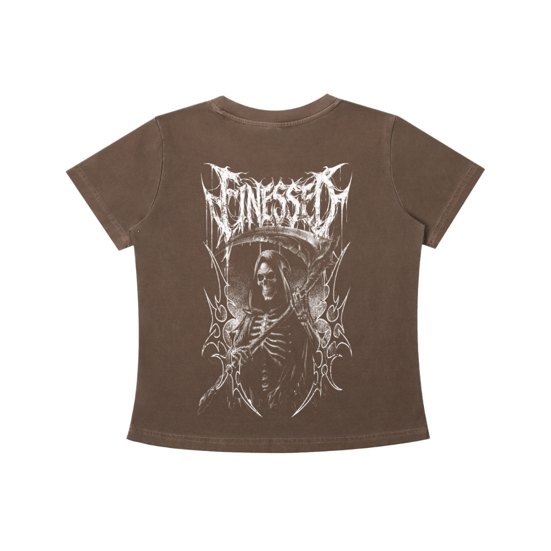 Women's Tribal Reaper Vintage Wash Slim Fit T-shirt