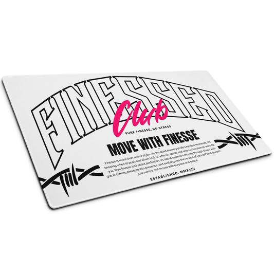 Finessed Mouse Pad (White)