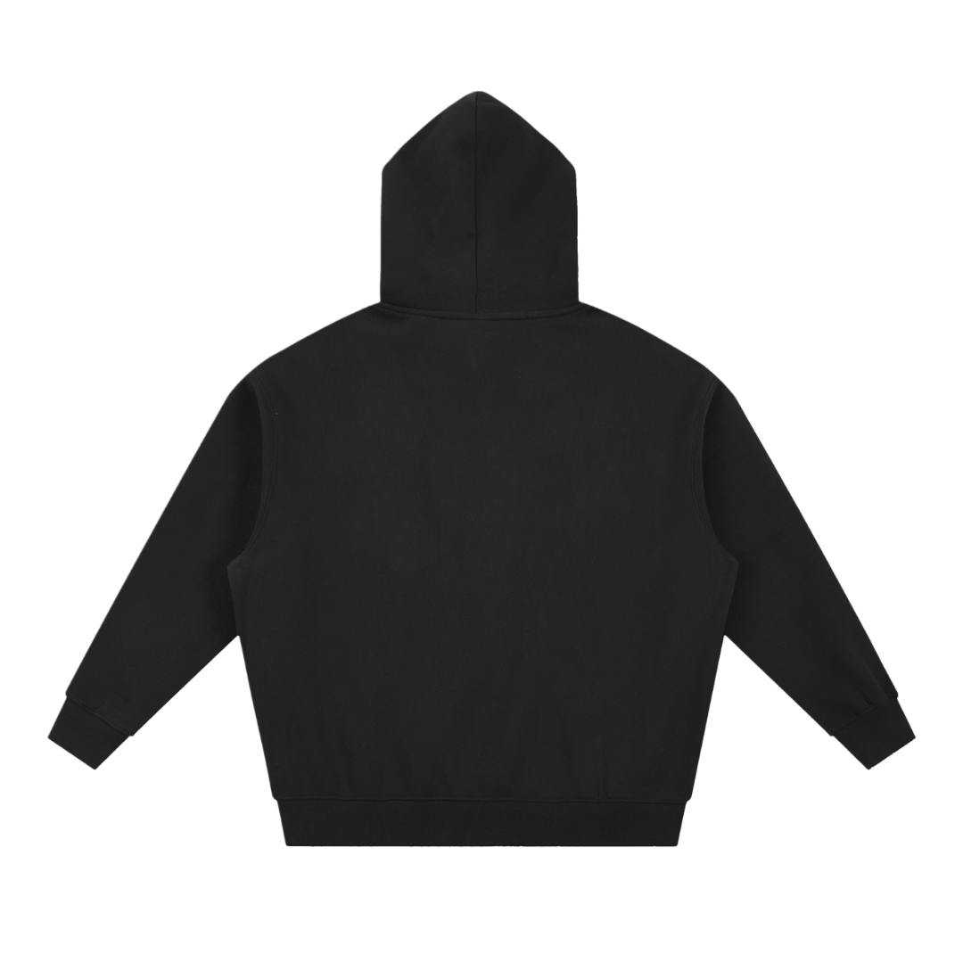 Metal Boxy Hoodie (Black)