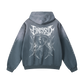 *New* LIMITED SunFaded Oversized Tribal Reaper Hoodie